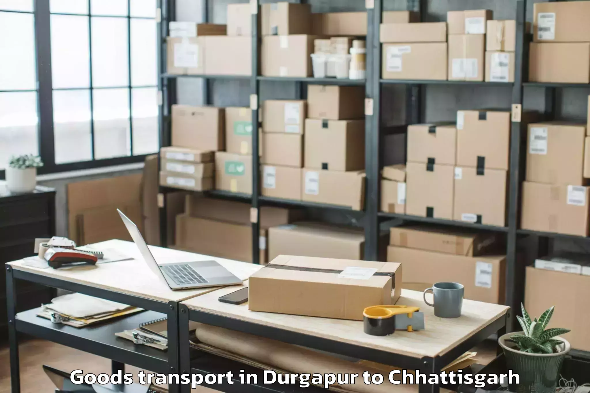 Efficient Durgapur to Chirmiri Goods Transport